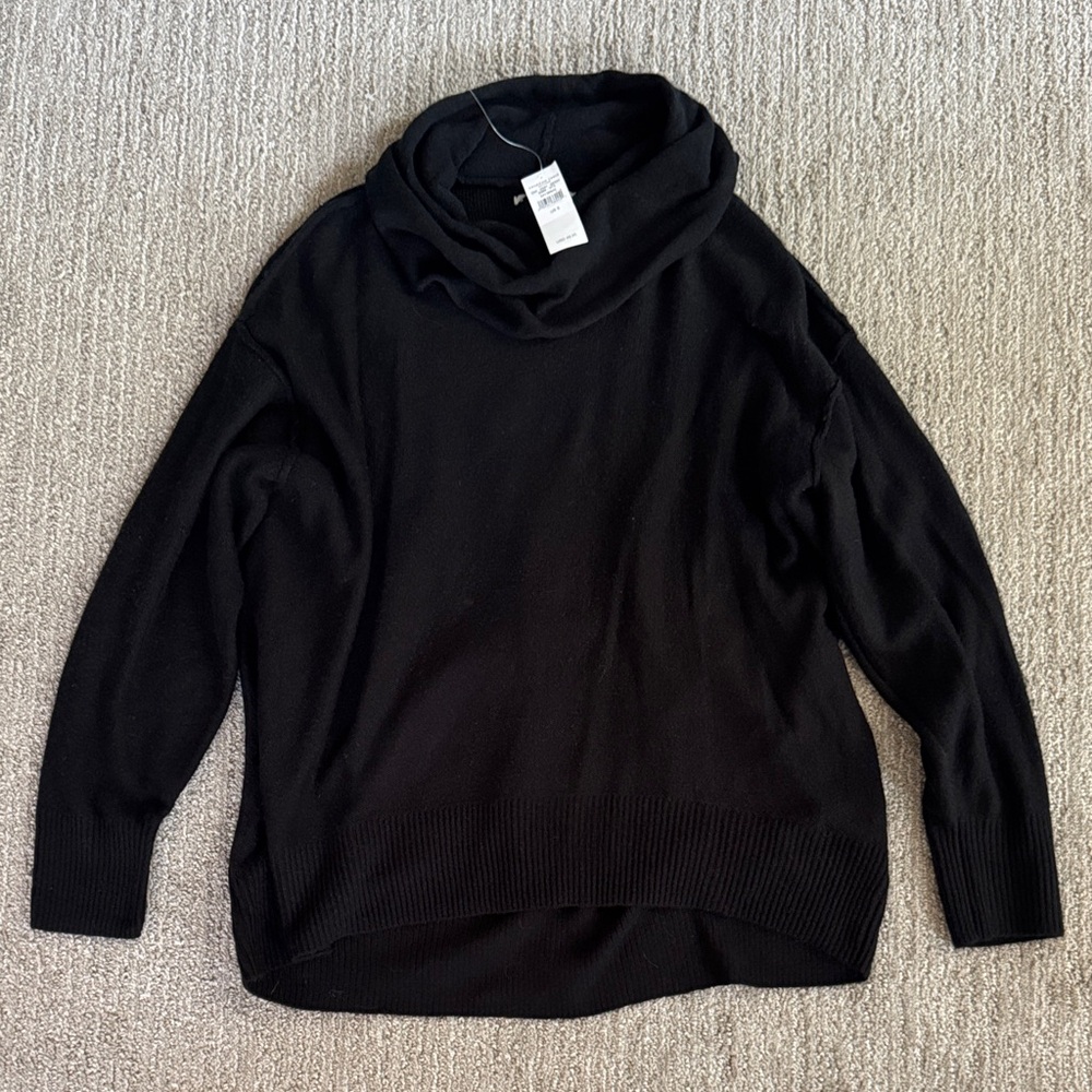 AEO Black Cowl Neck Sweater